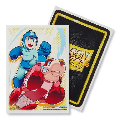 Image for Dragon Shield Sleeves: Art Classic - Mega Man and Rush (100-Pack) - Card Sleeves