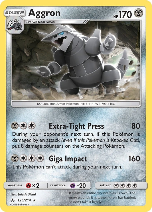 Image for Aggron (125/214) - Pokemon