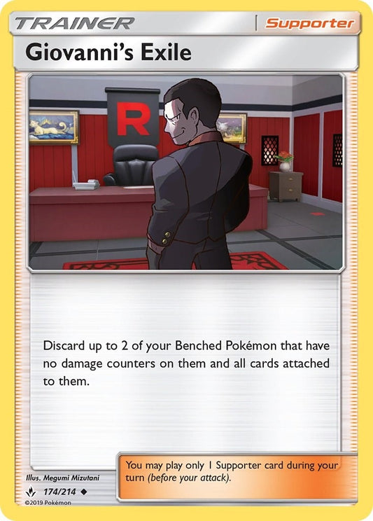 Image for Giovanni's Exile (174/214) - Pokemon