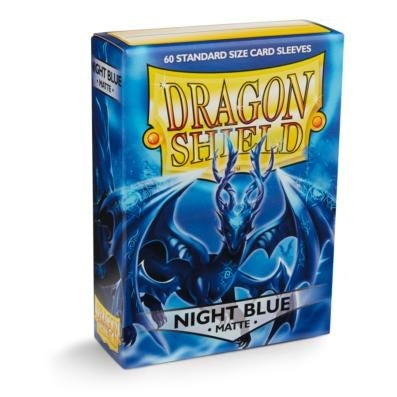 Image for Dragon Shield Matte Sleeves - Night Blue Xon (60-Pack) - Card Sleeves