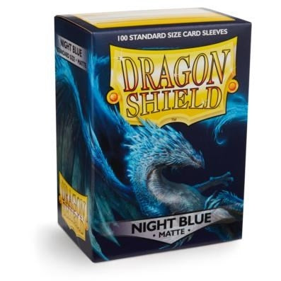 Image for Dragon Shield Matte Sleeves - Night Blue Botan (100-Pack) - Card Sleeves