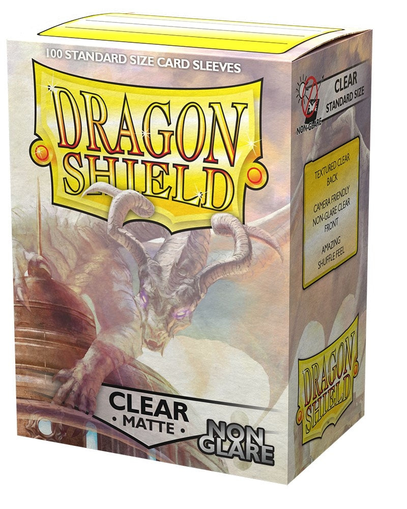 Image for Dragon Shield Non-Glare Matte Clear Sleeves (100-Pack) - Card Sleeves