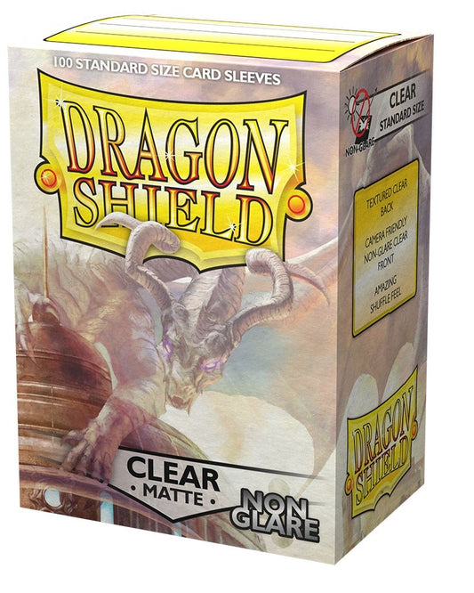 Image for Dragon Shield Non-Glare Matte Clear Sleeves (100-Pack) - Card Sleeves