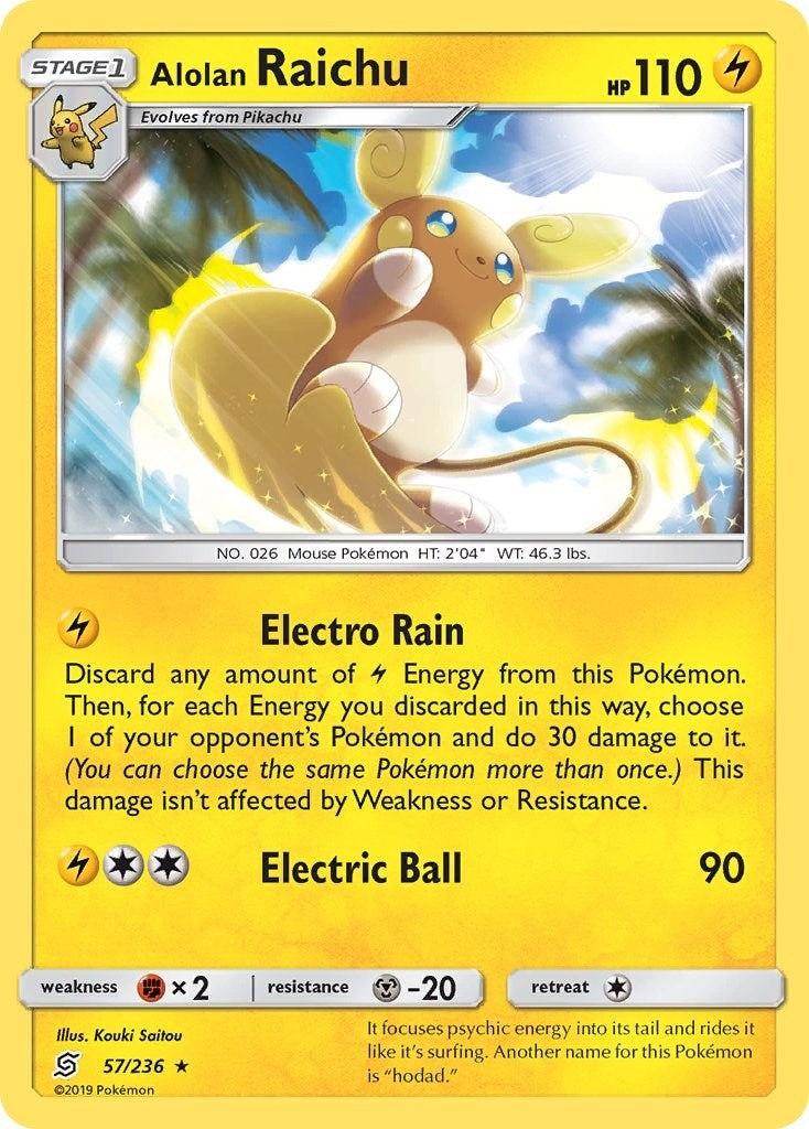 Image for Alolan Raichu (57/236) - Pokemon