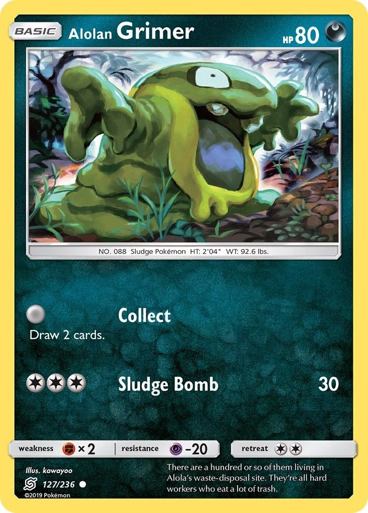 Image for Alolan Grimer (127/236) - Pokemon