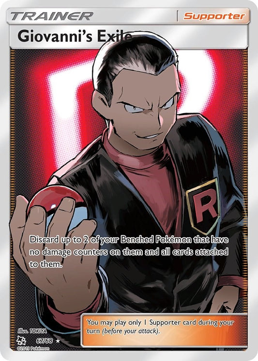 Image for Giovanni's Exile (Full Art) (67/68) - Pokemon