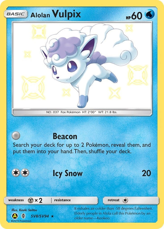 Image for Alolan Vulpix (SV8/SV94) - Pokemon
