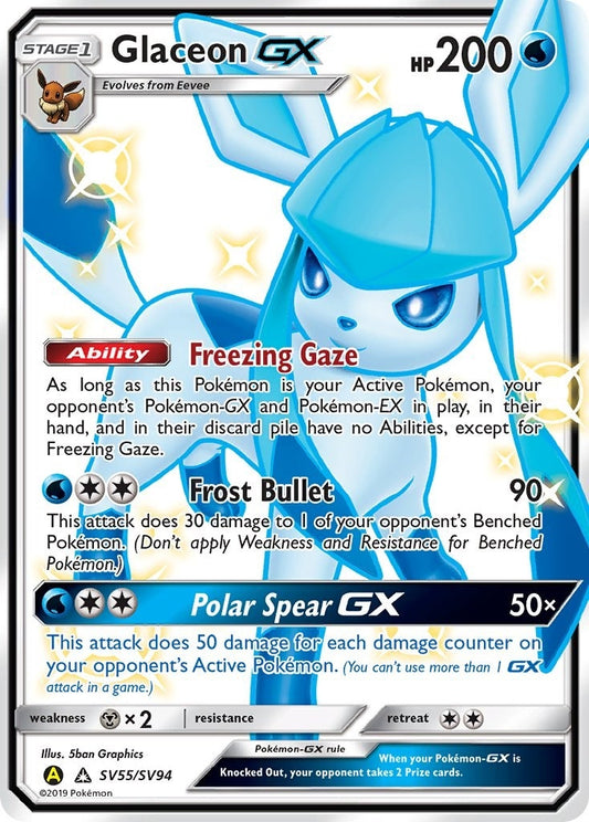 Image for Glaceon GX (SV55/SV94) - Pokemon