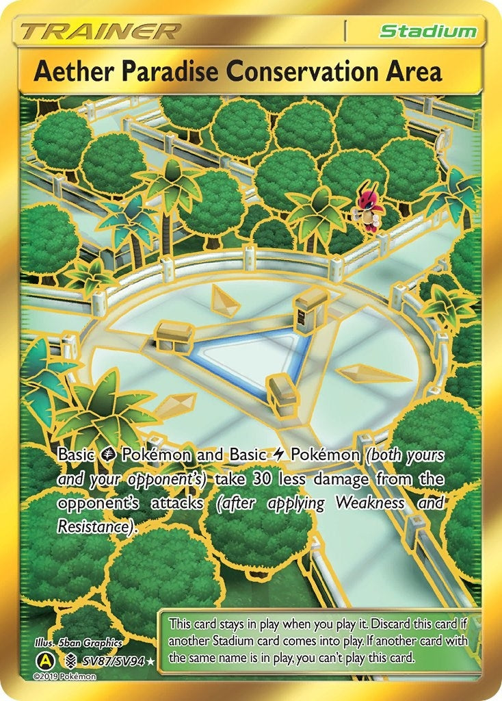 Image for Aether Paradise Conservation Area (SV87/SV94) - Pokemon