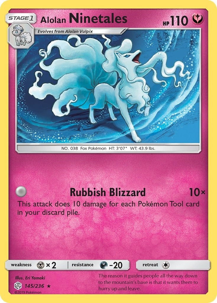 Image for Alolan Ninetales (145/236) - Pokemon