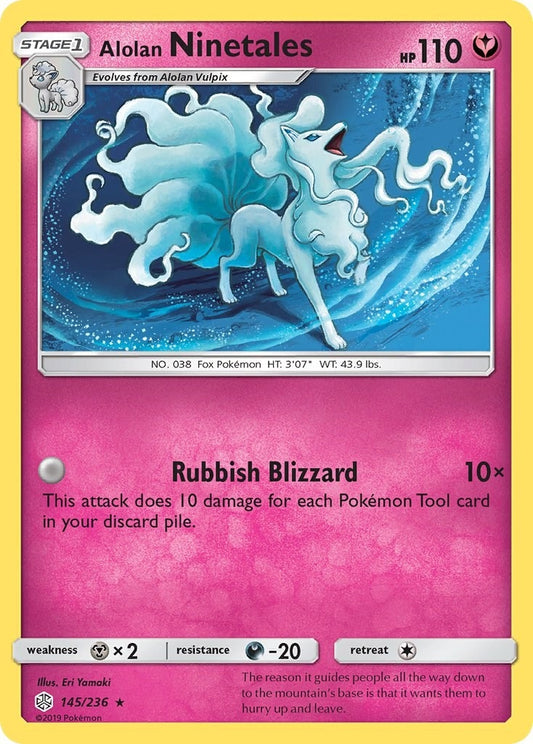 Image for Alolan Ninetales (145/236) - Pokemon