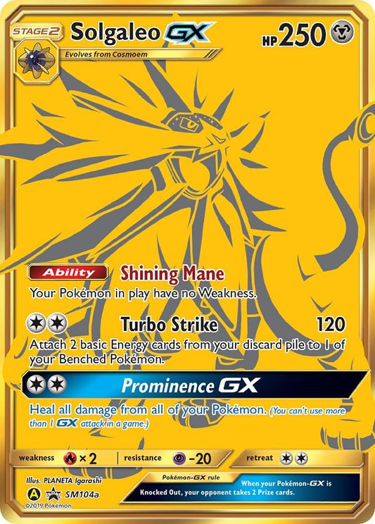Image for Solgaleo GX - SM104a (SM104a) - Pokemon