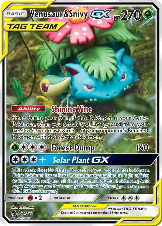 Image for Venusaur & Snivy GX - SM229 (SM229) - Pokemon