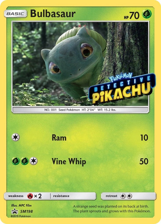 Image for Bulbasaur - SM198 (Detective Pikachu Stamped) (SM198) - Pokemon