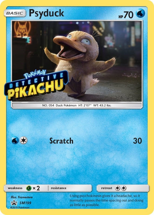 Image for Psyduck - SM199 (Detective Pikachu Stamped) (SM199) - Pokemon