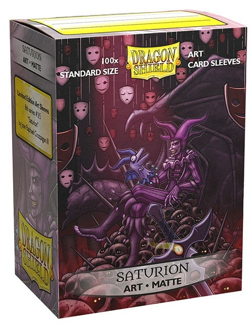 Image for Dragon Shield Limited Edition Matte Art Sleeves - Saturion: Portrait (100-Pack) - Card Sleeves