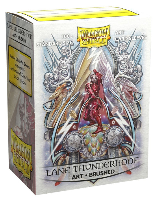 Image for Dragon Shield Limited Edition Brushed Art Sleeves - Lane Thunderhoof: Coat-of-Arms (100-Pack) - Card Sleeves