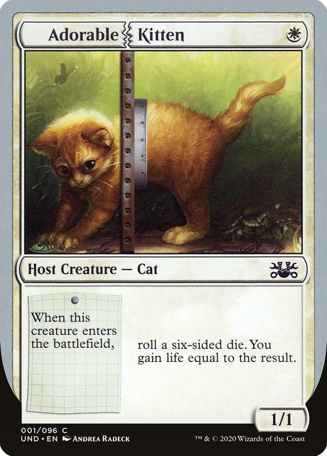 Image for Adorable Kitten (1) - Magic: The Gathering
