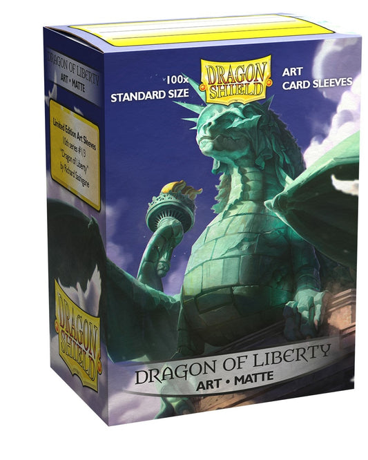 Image for Dragon Shield Limited Edition Matte Art Sleeves - Dragon of Liberty (100-Pack) - Card Sleeves