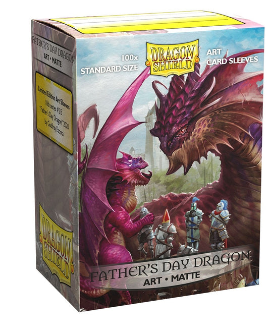 Image for Dragon Shield Limited Edition Matte Art Sleeves - Father's Day Dragon 2020 (100-Pack) - Card Sleeves