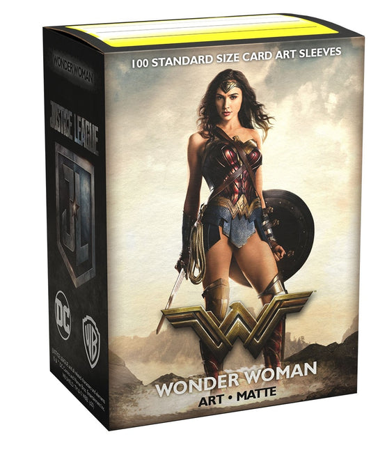 Image for Dragon Shield Limited Edition Art Sleeves - Justice League: Wonder Woman (100-Pack) - Card Sleeves