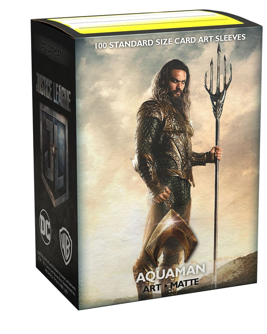Image for Dragon Shield Limited Edition Art Sleeves - Justice League: Aquaman (100-Pack) - Card Sleeves