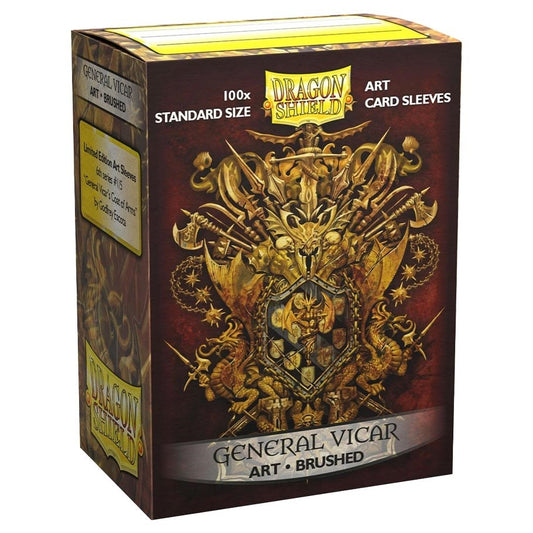 Image for Dragon Shield Limited Edition Brushed Art Sleeves - General Vicar: Coat-of-Arms (100-Pack) - Card Sleeves