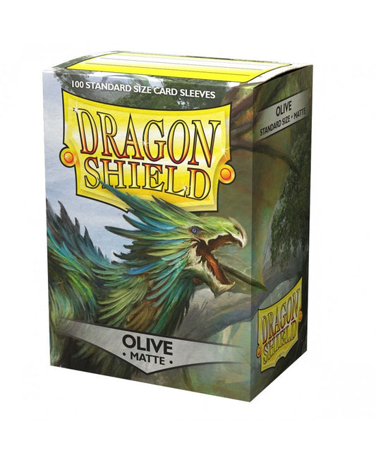 Image for Dragon Shield Matte Sleeves - Olive (100-Pack) - Card Sleeves