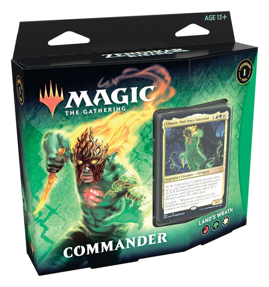 Image for Zendikar Rising - Land's Wrath Commander Deck - Magic: The Gathering