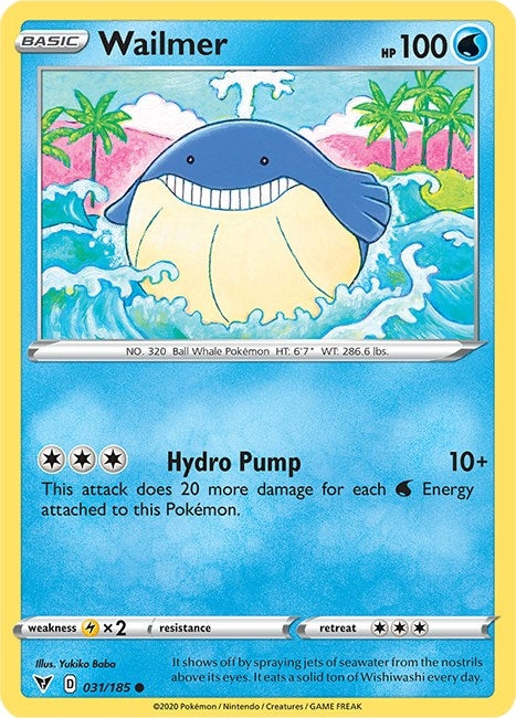 Image for Wailmer (031/185) - Pokemon