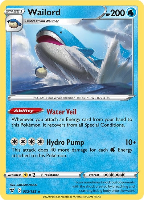Image for Wailord (032/185) - Pokemon
