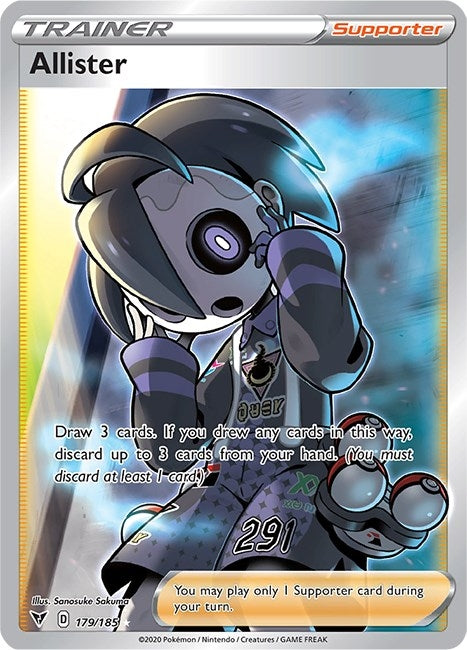 Image for Allister (Full Art) (179/185) - Pokemon