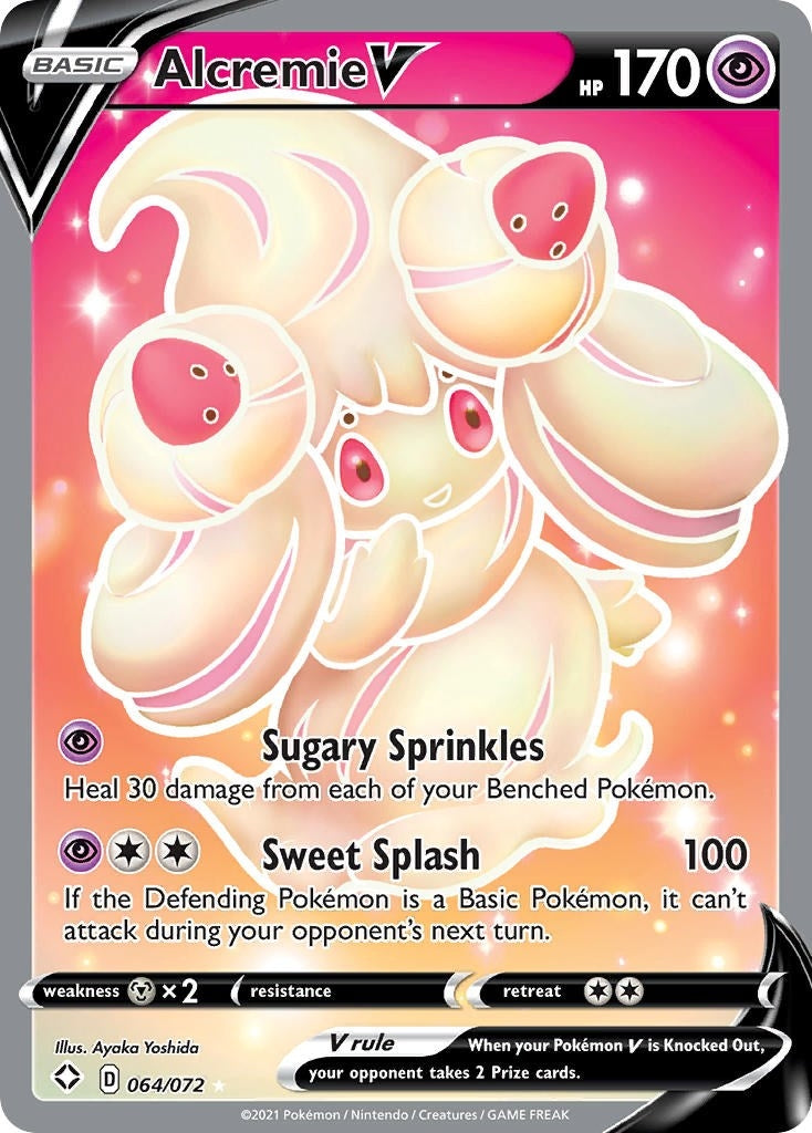 Image for Alcremie V (Full Art) (064/072) - Pokemon
