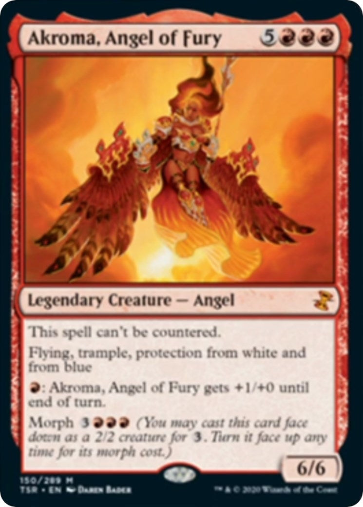 Image for Akroma, Angel of Fury (150) - Magic: The Gathering