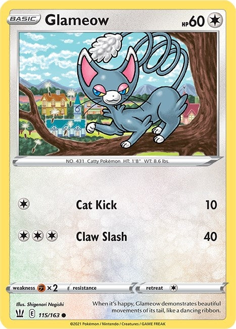 Image for Glameow (115/163) - Pokemon