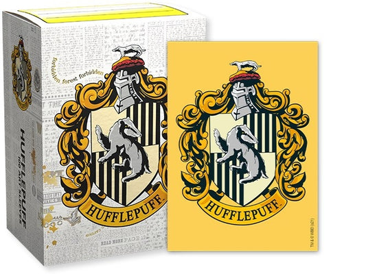 Image for Dragon Shield Hogwarts Houses Brushed Art Sleeves: Hufflepuff - Card Sleeves