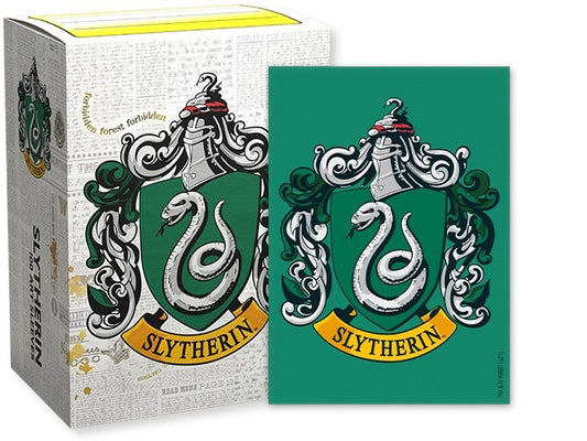 Image for Dragon Shield Hogwarts Houses Brushed Art Sleeves: Slytherin - Card Sleeves