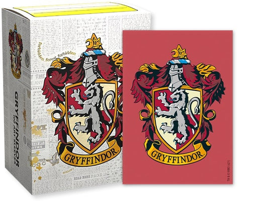 Image for Dragon Shield Hogwarts Houses Brushed Art Sleeves: Gryffindor - Card Sleeves