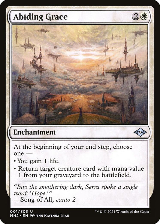 Image for Abiding Grace (1) - Magic: The Gathering
