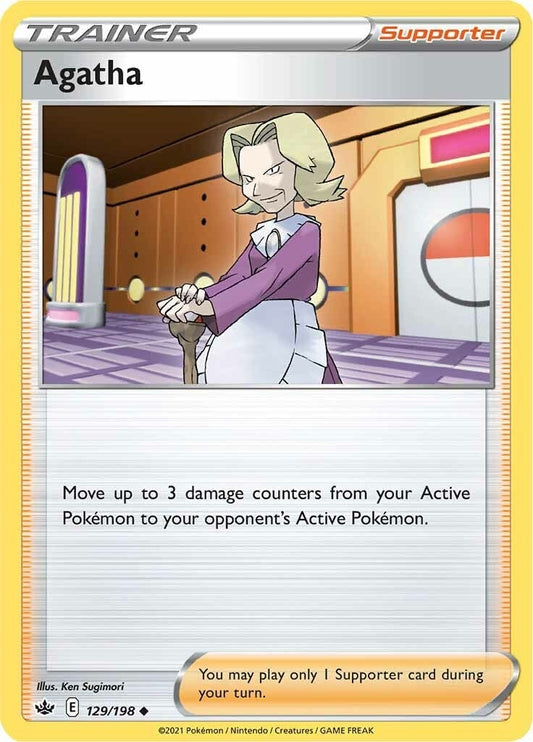 Image for Agatha (129/198) - Pokemon