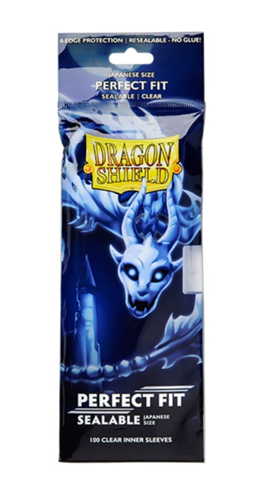 Image for Dragon Shield Japanese Size Perfect Fit Sealable Sleeves - Clear (100-Pack) - Card Sleeves