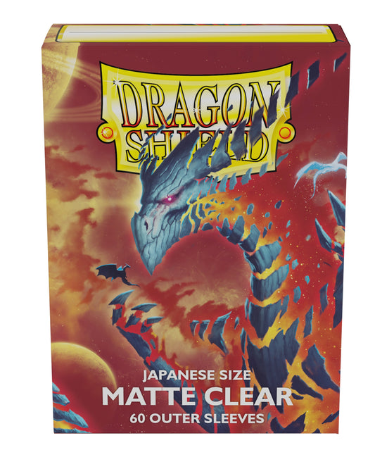 Image for Dragon Shield Japanese Size Matte Clear Outer Sleeves (60-Pack) - Card Sleeves
