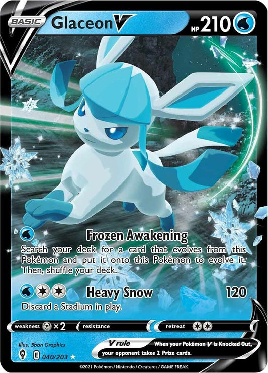 Image for Glaceon V (040/203) - Pokemon