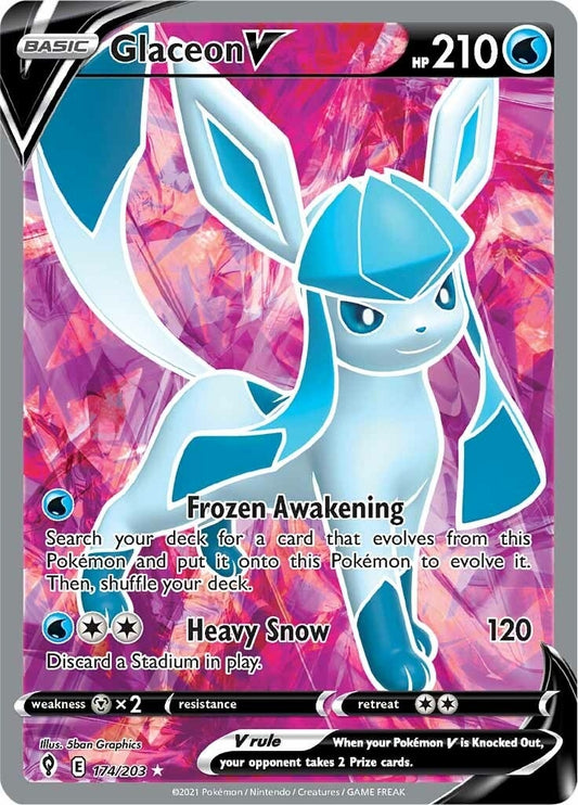 Image for Glaceon V (Full Art) (174/203) - Pokemon