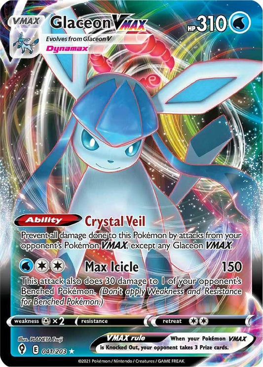 Image for Glaceon VMAX (041/203) - Pokemon