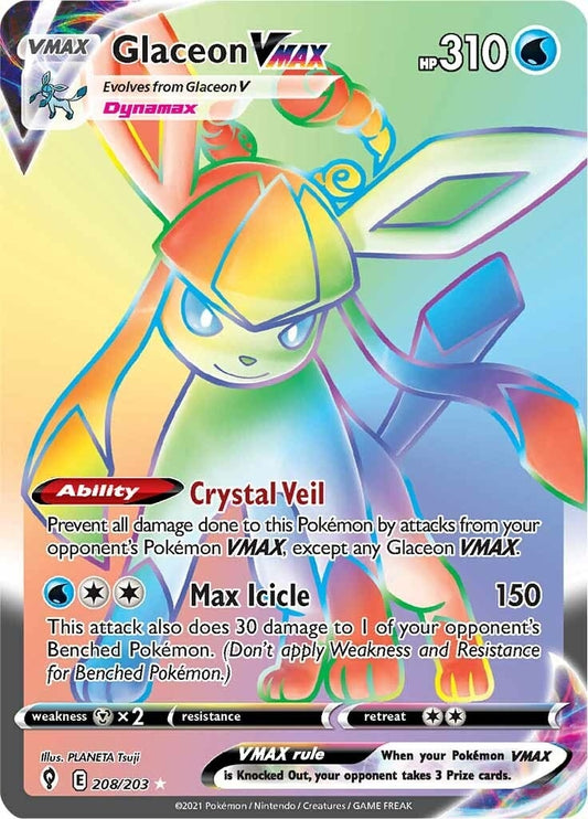 Image for Glaceon VMAX (Secret) (208/203) - Pokemon