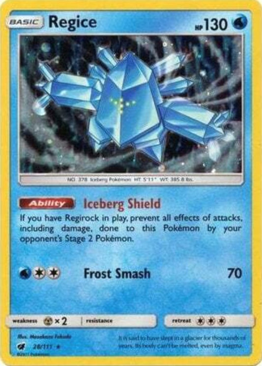 Image for Regice - 28/111 (Cosmos Holo) (28/111) - Pokemon