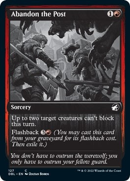 Image for Abandon the Post (127) - Magic: The Gathering