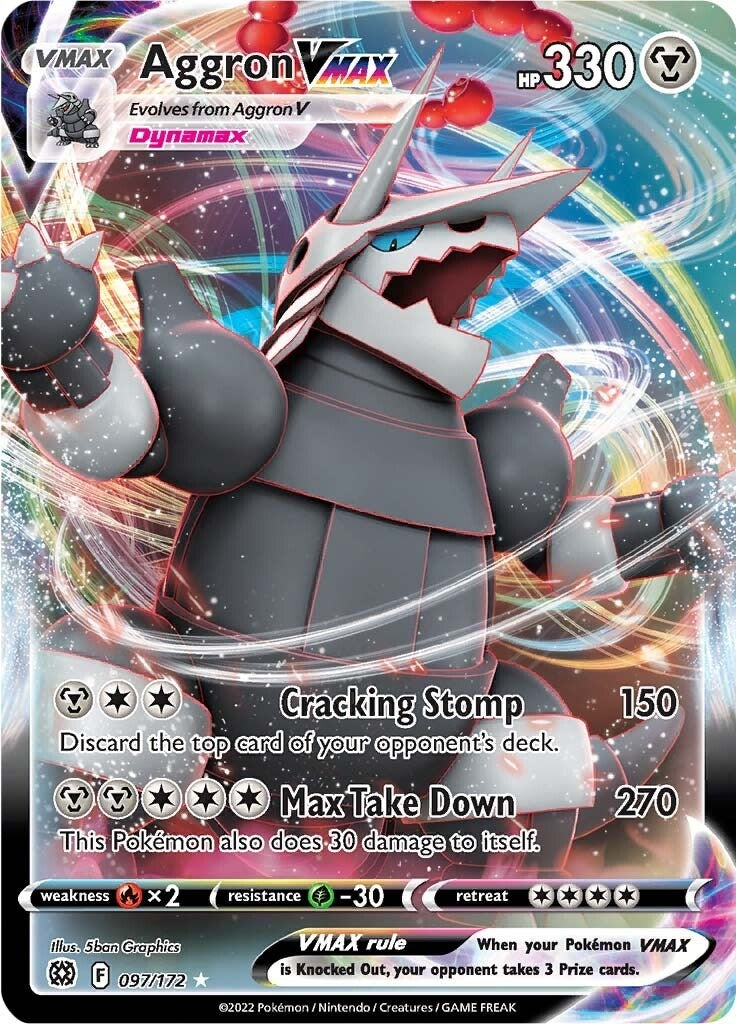 Image for Aggron VMAX (097/172) - Pokemon