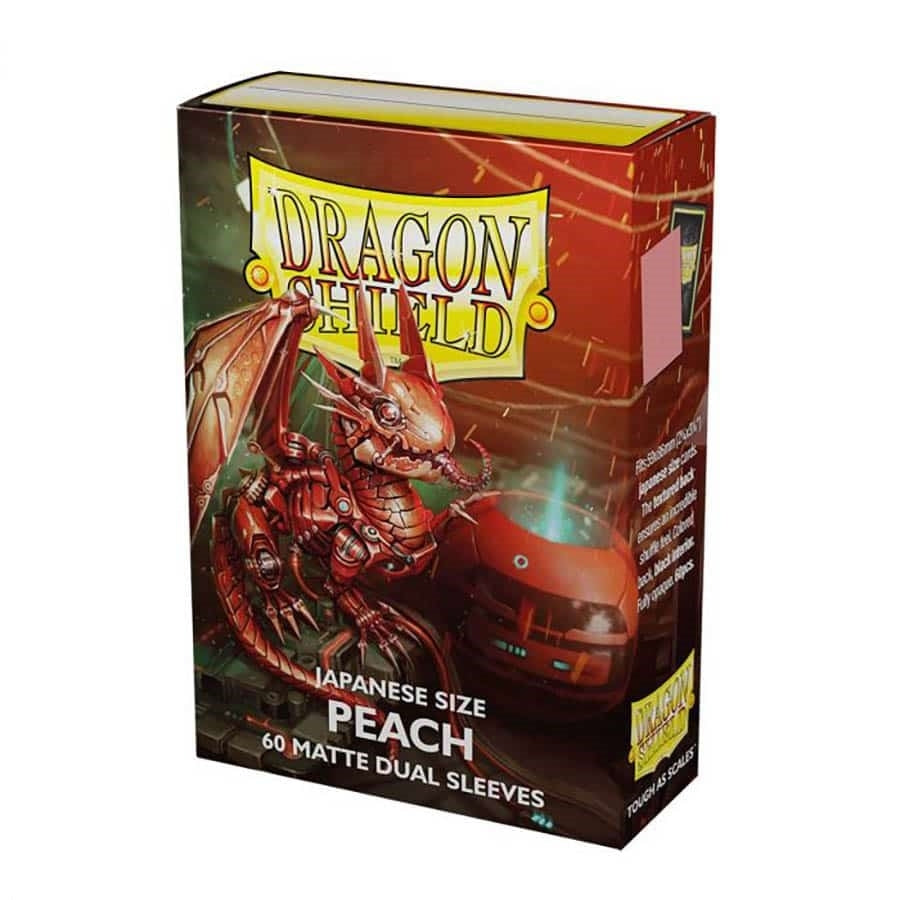 Image for Dragon Shield Dual Matte Japanese Sleeves - Peach (60-Pack) - Card Sleeves